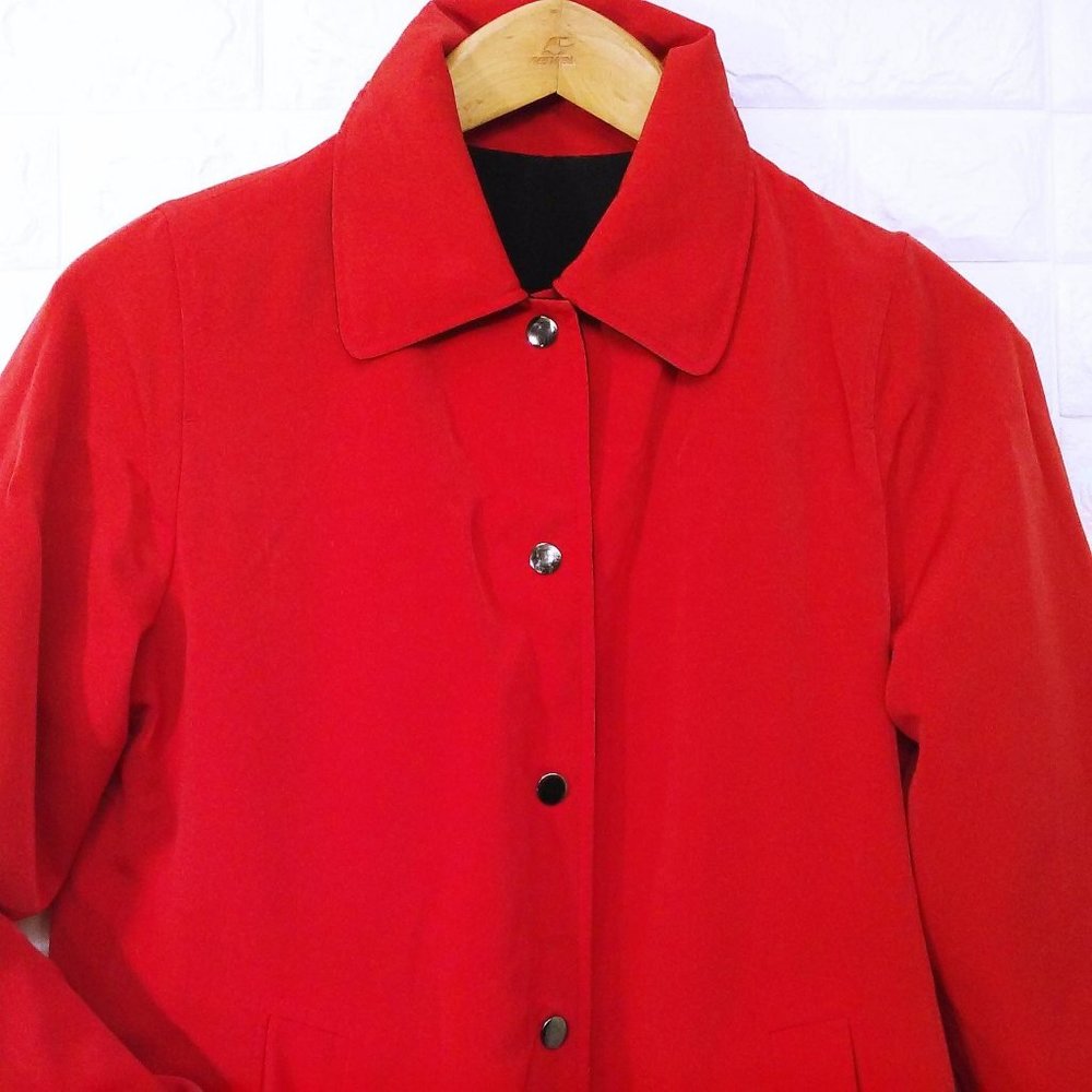 Reversible Lightweight Jacket Windbreaker Pockets - image 2